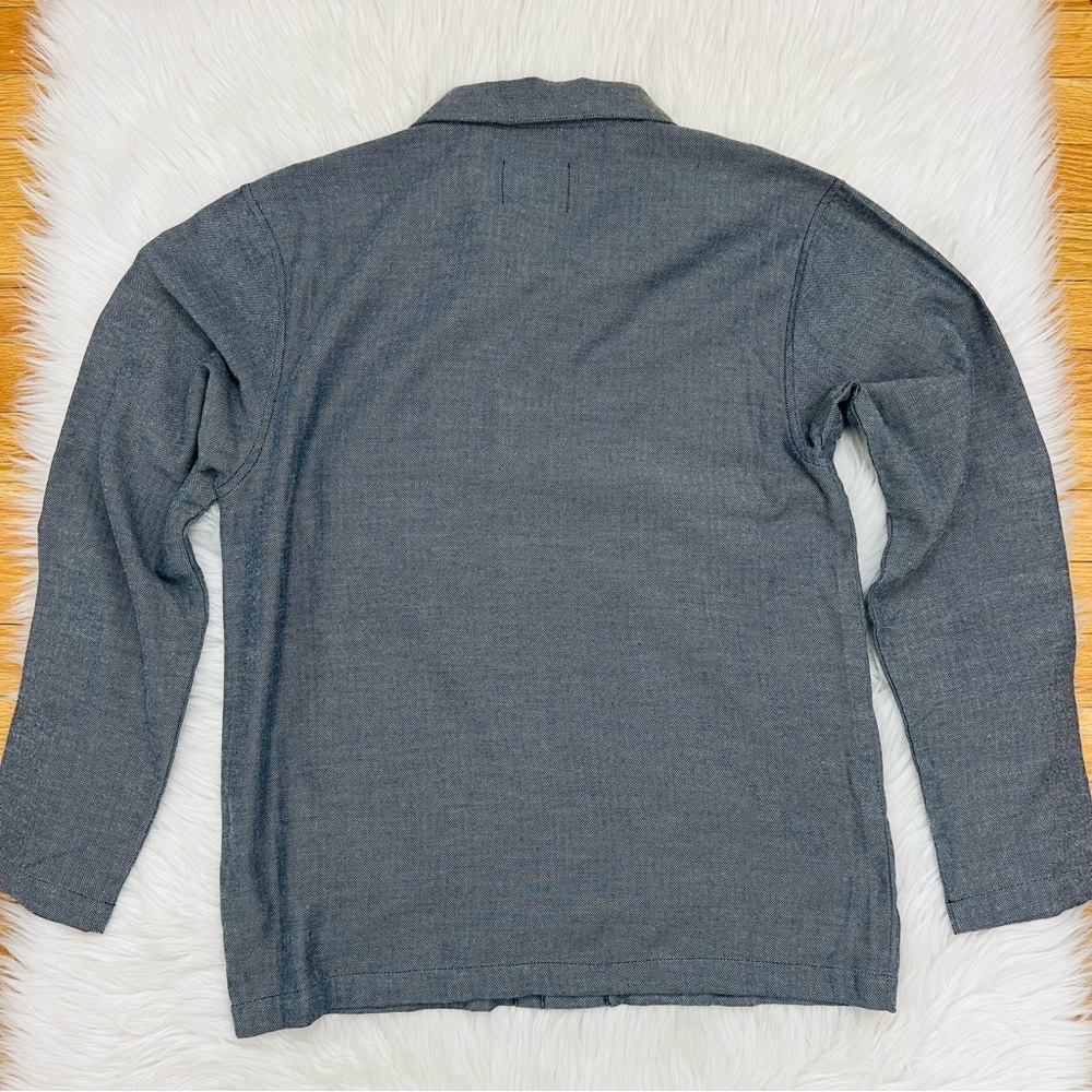 NWOT! Mens Small Navy UGG Benidikt Herringbone Sleepwear Sleep PJ Shirt Top - Picture 3 of 10